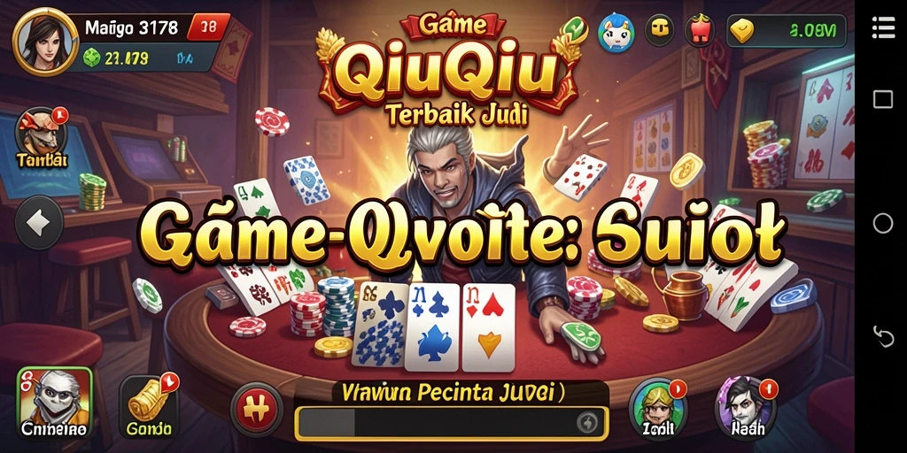 Screenshot gameplay QiuQiu yang seru dan kompetitif