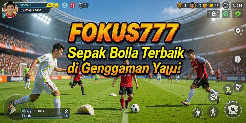 Tampilan menarik dari gameplay FOKUS777 yang menampilkan aksi sepak bola.