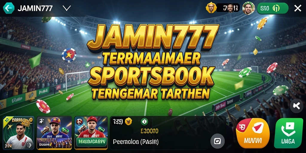 Screenshot utama JAMIN777 menampilkan antarmuka taruhan yang menarik.