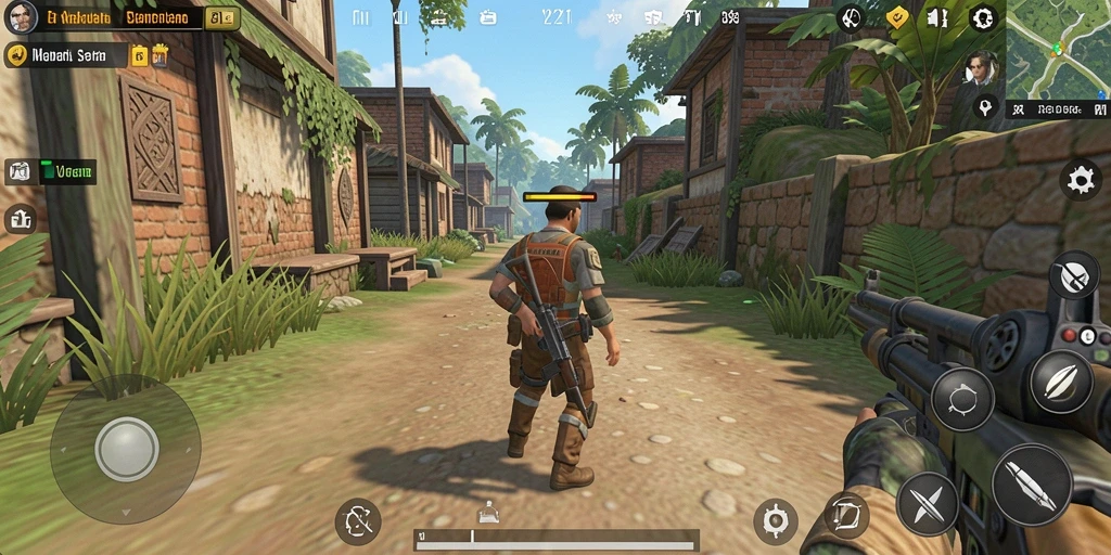 Tampilan gameplay V21 dengan suasana simulasi yang mengasyikkan.