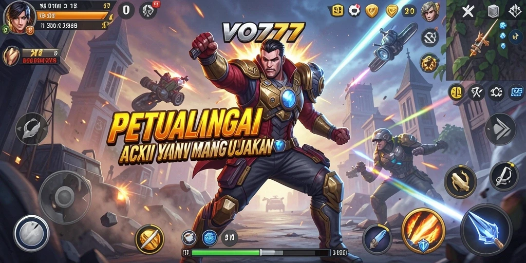 Screenshot VO777 menampilkan pertarungan seru dengan grafis yang memukau.